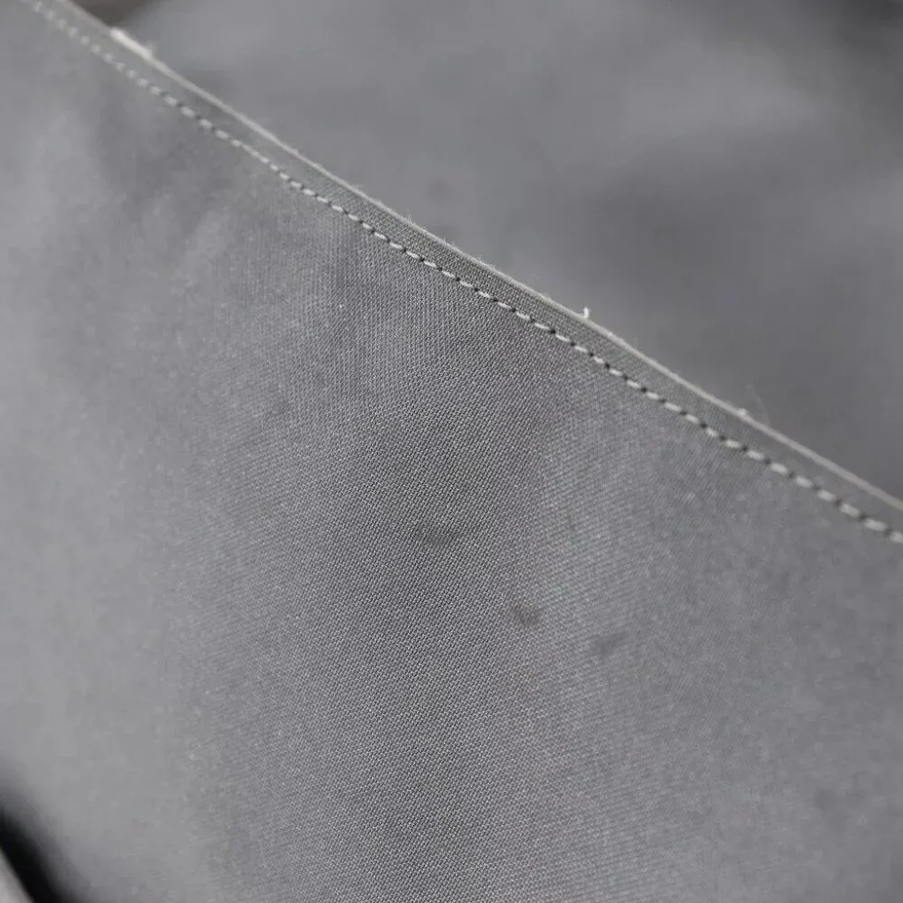 CHANEL logo Tote Bag Sports line gray Nylon Women
